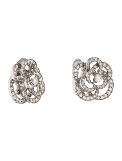 chanel earrings diamond|Meer.